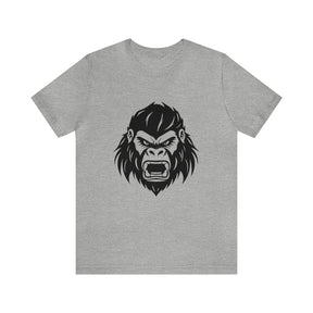 athletic heather color angry gorilla t-shirt