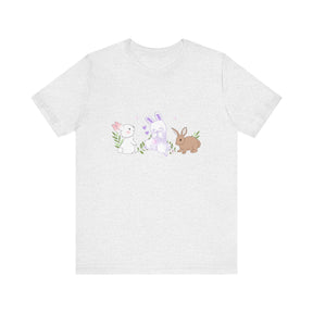 Bunnies and Butterfly Easter Shirt, Easter shirt, Soft Girl Era