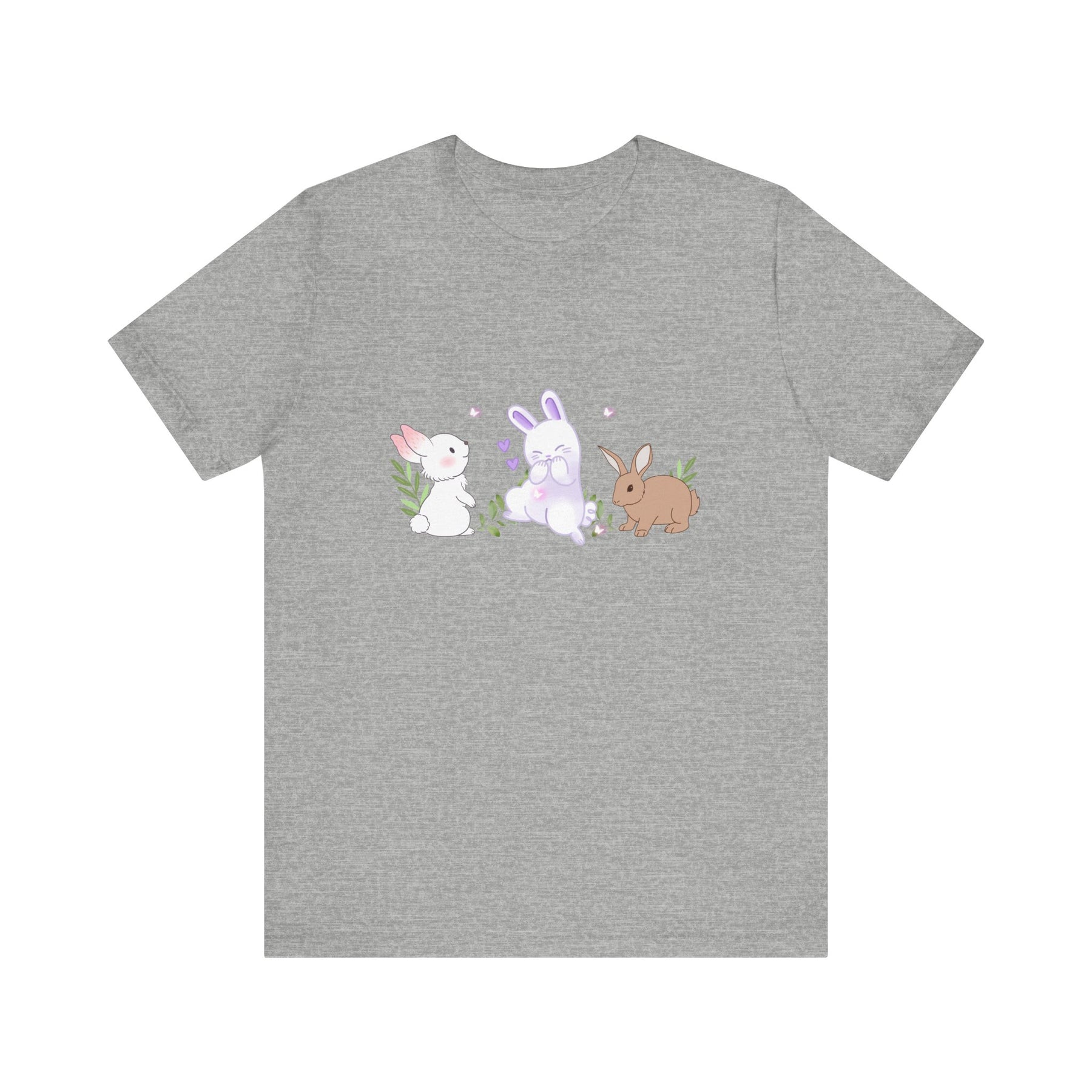 Bunnies and Butterfly Easter Shirt, Easter shirt, Soft Girl Era