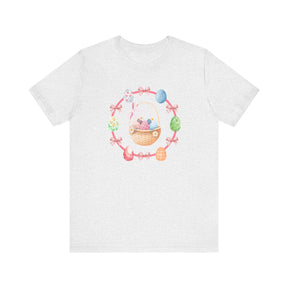 Coquette Easter Shirt, Pink Bow Easter Shirt, Easter egg shirt, Easter egg in basket shirt, Soft Girl Era