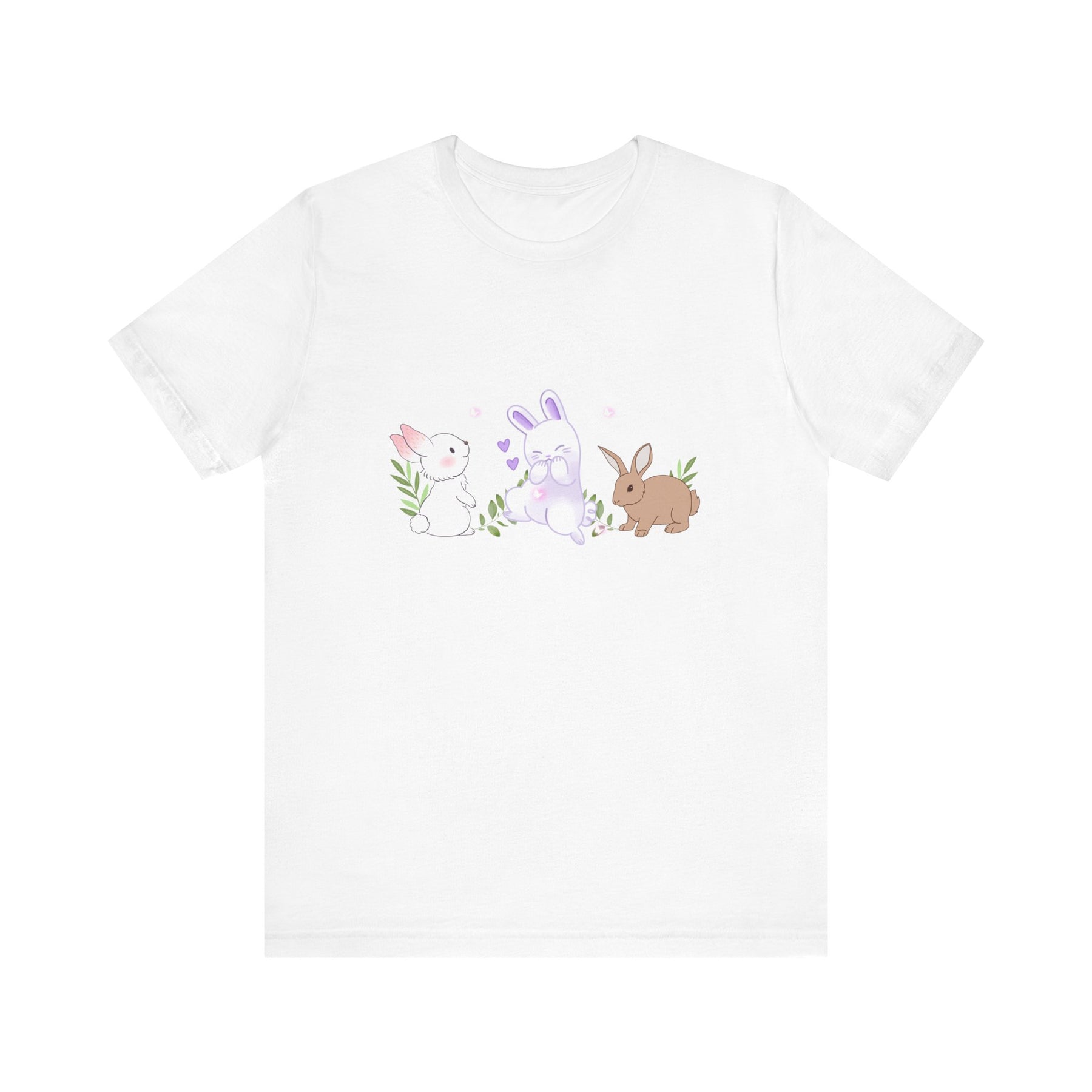 Bunnies and Butterfly Easter Shirt, Easter shirt, Soft Girl Era