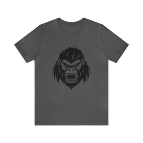 asphalt color angry gorilla t-shirt