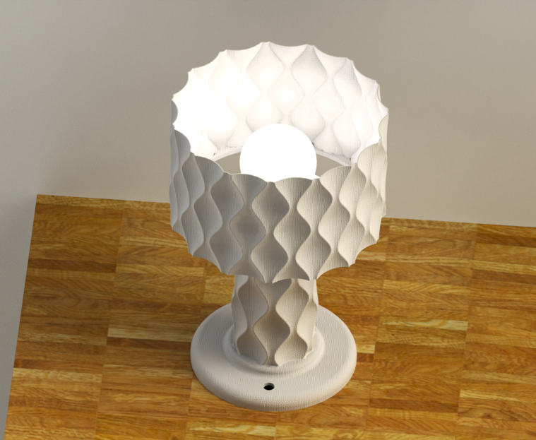 patterned night light shade