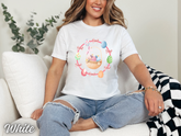 Coquette Easter Shirt, Pink Bow Easter Shirt, Easter egg shirt, Easter egg in basket shirt, Soft Girl Era