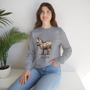 Fluffy Donkey printed Crewneck Sweatshirt