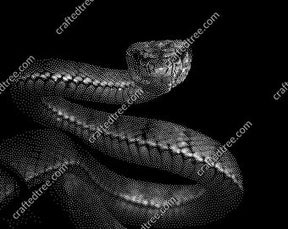 Viper Stippling Wall Art G-code