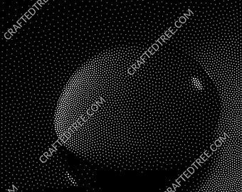Crystal Ball Stipple Art CNC File