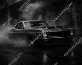 Mustang Stipple Art CNC File