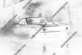 Mustang Stipple Art CNC File, Laser Engraving, Stippling Design (G-code)