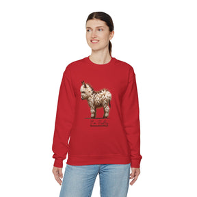 Fluffy Donkey printed Crewneck Sweatshirt