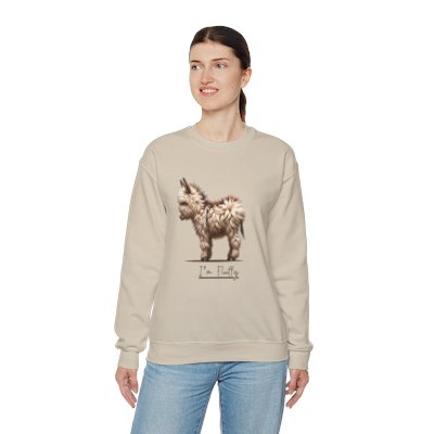 Fluffy Donkey printed Crewneck Sweatshirt