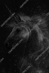 Unicorn Stipple Art CNC File, Laser Engraving, Stippling Design (G-code)