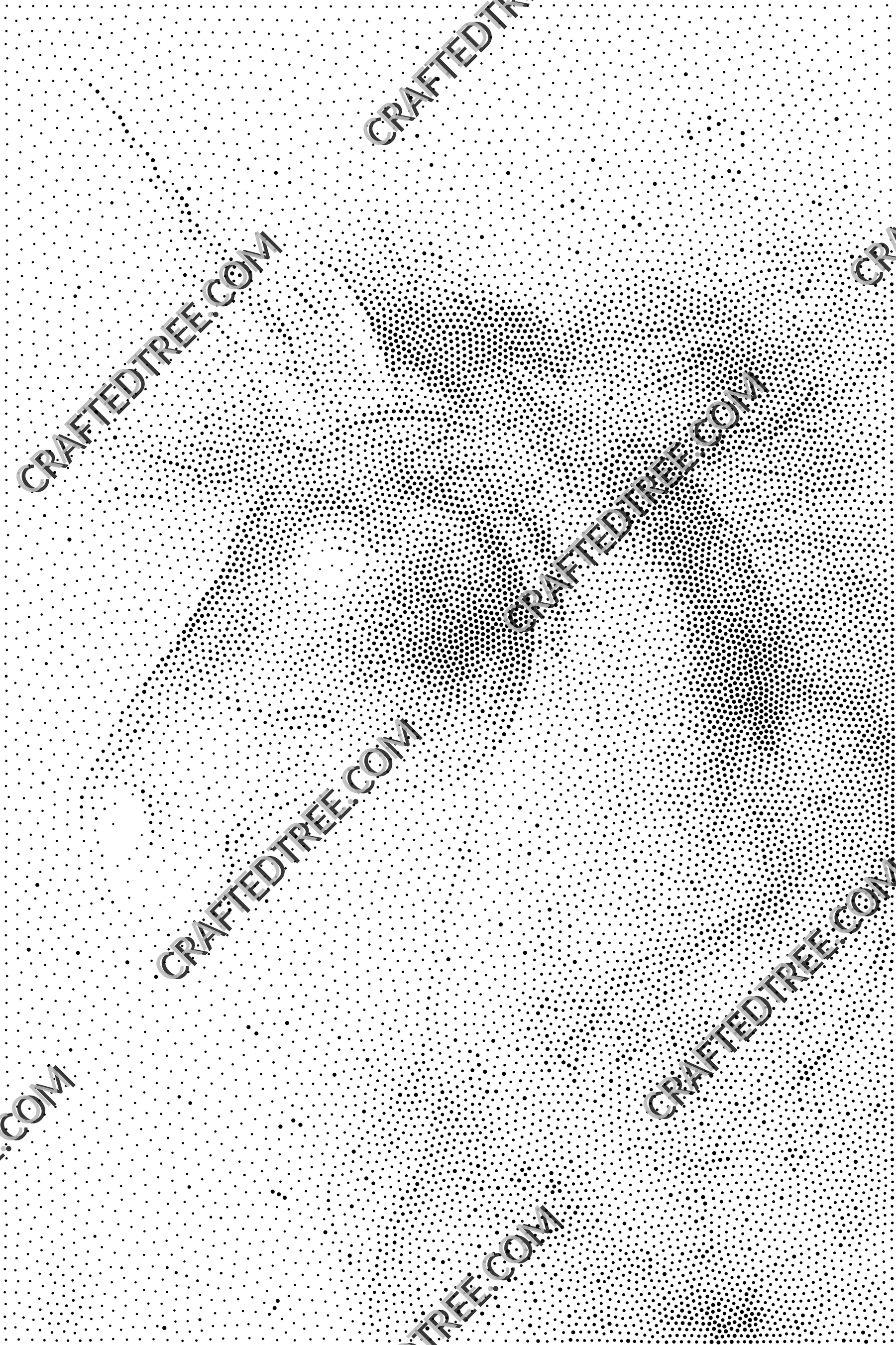 Unicorn Stipple Art CNC File, Laser Engraving, Stippling Design (G-code)