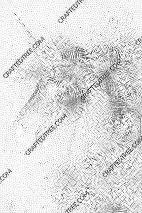 Unicorn Stipple Art CNC File, Laser Engraving, Stippling Design (G-code)